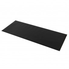 2.5'x6' PVC Treadmill Mat 5mm Thick Black Stone Pattern
