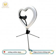 10 inch ring heart shaped light Lighting with Tripod for Video Zoom Calls