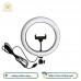 10 inch LED Ring Circle Light with Tripod Stand for Live Webcast 