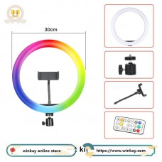 12 inch LED RGB Ring Light with Stand
