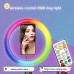 8 inch RGB Ring Light with Stand Ring Light Led Multicolor