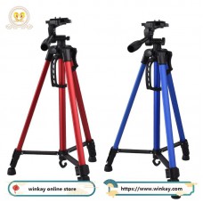 red blue Aluminum Camera Tripod with adjustable 360 Degree Rotatable Ball Head