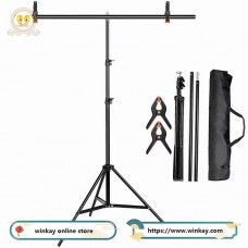 70x68cm T-Shape Background Support Stand Kit Adjustable Tripod
