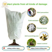 H 120cm x W 80cm Plant Cover Tree Blanket Jacket with zipper and rope