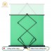 Screen 1.5x2m Green Pull-Up Extra Large Portable Backdrop with Auto Locking Frame