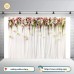 Vinyl Cloth 7X5FT 210x150cm Bridal Floral Wall Backdrop Romantic Rose Flower