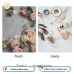 2 in 1 INS photo Coated Printed Texture Paper Backgrounds for flower