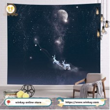 moon star sky hanging backdrop 100x70cm