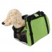 Hollow-out Portable Breathable Waterproof Pet Handbag Green M