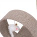 13" Cat Tree Tower with Linen Circular Ring and Toys