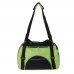 Hollow-out Portable Breathable Waterproof Pet Handbag Green L