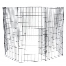 48" Tall Wire Fence Pet Dog Cat Folding Exercise Yard
