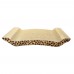 U Shape Corrugated Paper Pet Cat Toy Claw-grinding Plate with Catnip