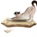 U Shape Corrugated Paper Pet Cat Toy Claw-grinding Plate with Catnip