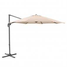 Heavy Duty 10ft Market Table Umbrella Net weight 40Lb 8 Iron Bones Metal Frame Without Base 240gsm Polyester