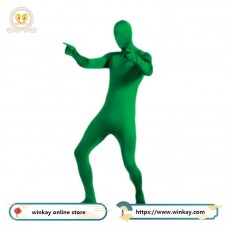170cm Invisibility green Photography Adult Costume