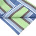 200*150cm Portable Polyester & Cotton Hammock Green Strip