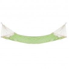Stylish Printing Style Hammock Beach Swing Double Beds for Outdoor Camping Travel Green