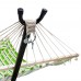 Stylish Printing Style Hammock Beach Swing Double Beds for Outdoor Camping Travel Green