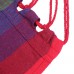 200*80cm Portable Polyester & Cotton Hammock Red Strip
