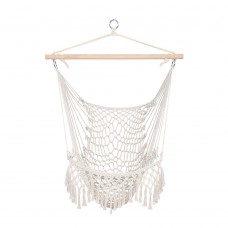 Rope Sling With Tassel Hanging Chair Outdoor