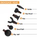 Massage Gun Set Of 6 Handbag Black