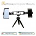 17cm 3 in 1 Smartphone Tripod Adapter Holder Clamp