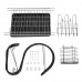 Multifunctional Dual Layers S-shaped Bowls Dishes Chopsticks Spoons Collection Shelf Drainer Organizer