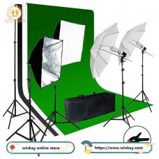 Softbox Kit 4pcs 45W Photography Lighting Kit Background
