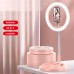 Adjustable Pink 10 Inches Ring Light Foldable Travel Ring Light